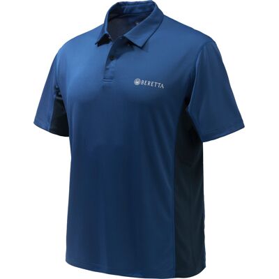 Beretta Unisex Flash Tech Polo Blue S Beretta Unisex Flash Tech Polo Blue S