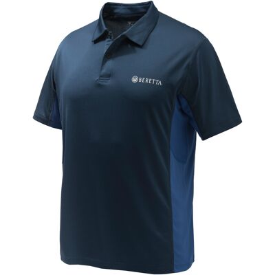 Beretta Unisex Flash Tech Polo Blue Total Eclipse S Beretta Unisex Flash Tech Polo Blue Total Eclipse S