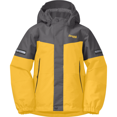 Bergans Kids' Lilletind Insulated Jacket Light Golden Yellow/Solid Dark Grey 122 Bergans Kids' Lilletind Insulated Jacket Light Golden Yellow/Solid Dark Grey 122