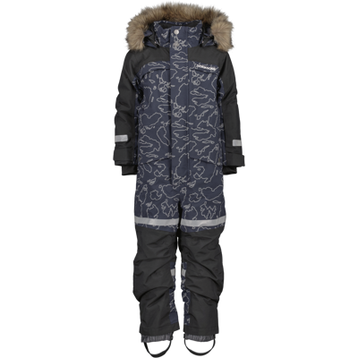 Didriksons Kids' Bjärven Special Edition Coverall Grundsund Reflective Navy 90 Didriksons Kids' Bjärven Special Edition Coverall Grundsund Reflective Navy 90