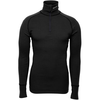 Brynje Unisex Arctic Zip Polo Shirt Black XS Brynje Unisex Arctic Zip Polo Shirt Black XS