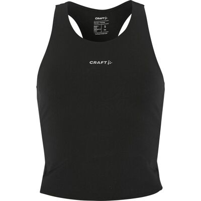 craft Women's Hypervent Cropped Pocket Singlet Black L craft Women's Hypervent Cropped Pocket Singlet Black L