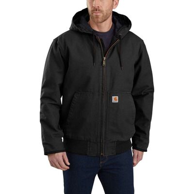 Carhartt Men's Duck Active Jacket Black L Carhartt Men's Duck Active Jacket Black L