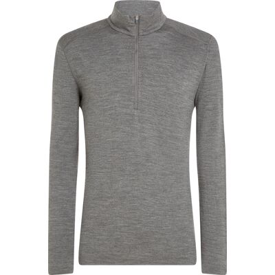 Icebreaker Men's 260 Tech Longsleeve Half Zip Gritstone Heather Gritstone Hthr-013 L Icebreaker Men's 260 Tech Longsleeve Half Zip Gritstone Heather Gritstone Hthr-013 L