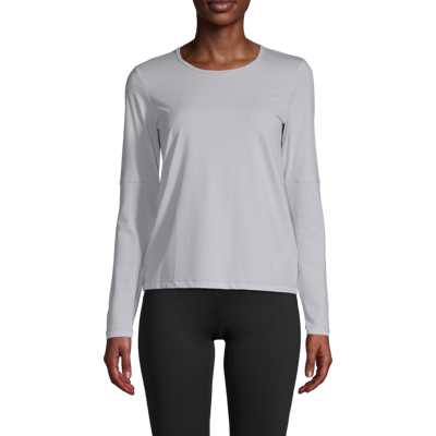 Casall Women's Iconic Long Sleeve Grey Blue 34 Casall Women's Iconic Long Sleeve Grey Blue 34
