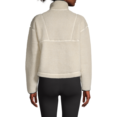 Casall Women's Pile Half Zip Off White L Casall Women's Pile Half Zip Off White L