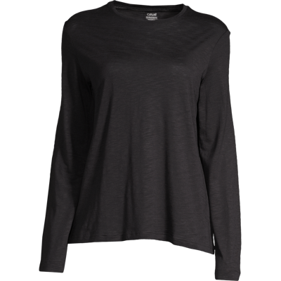 Casall Women's Soft Texture Long Sleeve Black S Casall Women's Soft Texture Long Sleeve Black S
