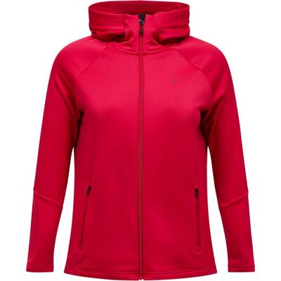 Peak Performance Women's Rider Essentials Zip Hood Tech Burgundy/tech Burgundy/ S Peak Performance Women's Rider Essentials Zip Hood Tech Burgundy/tech Burgundy/ S