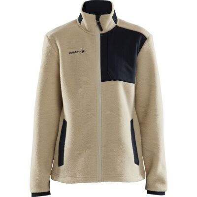 craft Women's Adv Explore Pile Fleece Jacket Ecru/Black Ecru-Black L craft Women's Adv Explore Pile Fleece Jacket Ecru/Black Ecru-Black L
