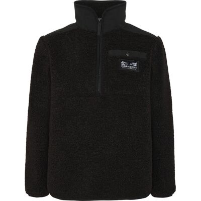 Didriksons Kids' Exa Half Zip Black 170 Didriksons Kids' Exa Half Zip Black 170