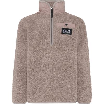 Didriksons Kids' Exa Half Zip Ash Brown 170 Didriksons Kids' Exa Half Zip Ash Brown 170
