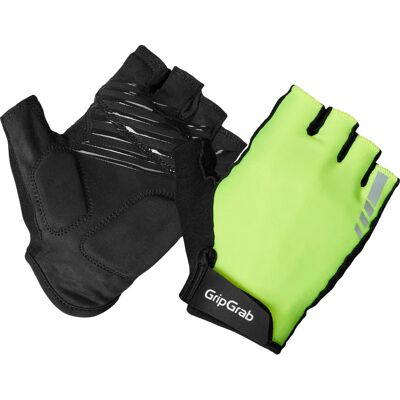 Gripgrab Women's Ride Padded Short Finger Summer Gloves Yellow Hi-vis L Gripgrab Women's Ride Padded Short Finger Summer Gloves Yellow Hi-vis L