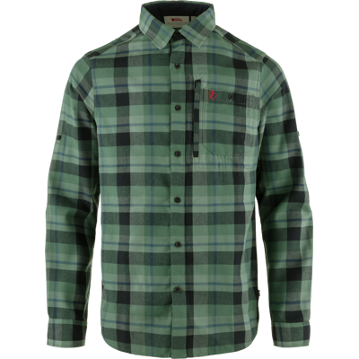Fjällräven Men's Fjällglim Relaxed Shirt Deep Patina/Dark Navy S Fjällräven Men's Fjällglim Relaxed Shirt Deep Patina/Dark Navy S