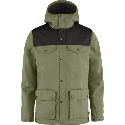 Fjällräven Men's Greenland Winter Jacket Green/Dark Grey Green-Dark grey S Fjällräven Men's Greenland Winter Jacket Green/Dark Grey Green-Dark grey S