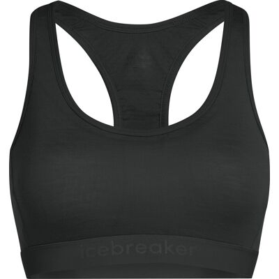 Icebreaker Merino Blend 125 ZoneKnit Racerback - svart Icebreaker Merino Blend 125 ZoneKnit Racerback - svart