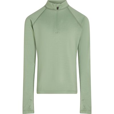 Icebreaker Kids' 260 Tech Long Sleeve Half Zip Seaglass 8 Icebreaker Kids' 260 Tech Long Sleeve Half Zip Seaglass 8