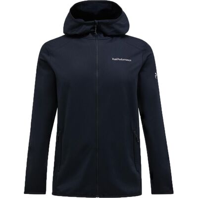 Peak Performance Men's Light Zip Hood Black S Peak Performance Men's Light Zip Hood Black S