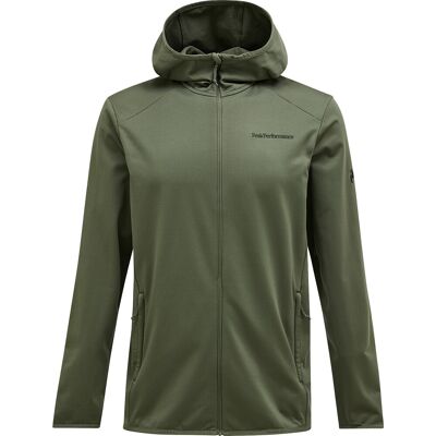 Peak Performance Men's Light Zip Hood Pine Needle S Peak Performance Men's Light Zip Hood Pine Needle S