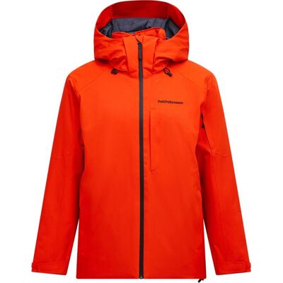 Peak Performance Men's Maroon Insulated Jacket Solar Burst L Peak Performance Men's Maroon Insulated Jacket Solar Burst L