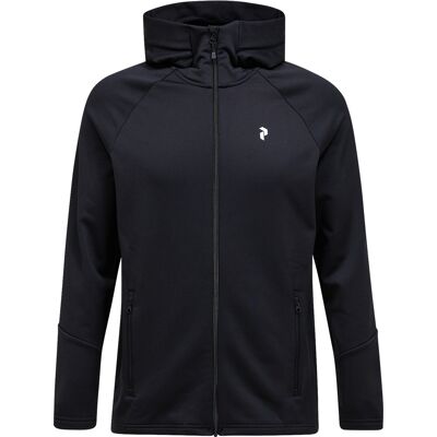 Peak Performance Men's Rider Essentials Zip Hood Black/Black L Peak Performance Men's Rider Essentials Zip Hood Black/Black L