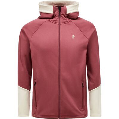 Peak Performance Men's Rider Essentials Zip Hood Wild Rouge S Peak Performance Men's Rider Essentials Zip Hood Wild Rouge S