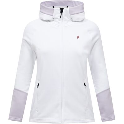 Peak Performance Women's Rider Essentials Zip Hood White L Peak Performance Women's Rider Essentials Zip Hood White L