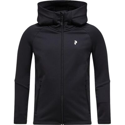 Peak Performance Junior's Rider Essentials Zip Jacket Black/black/ 140 Peak Performance Junior's Rider Essentials Zip Jacket Black/black/ 140
