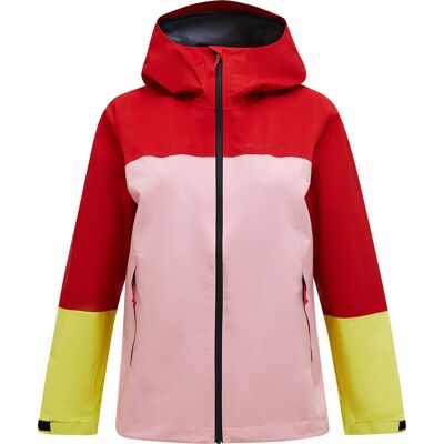Peak Performance Women's Trail Hipe Shell Jacket Red Pompeian L Peak Performance Women's Trail Hipe Shell Jacket Red Pompeian L
