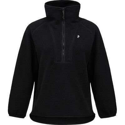 Peak Performance Women's Naturerush Pile Half Zip Black L Peak Performance Women's Naturerush Pile Half Zip Black L