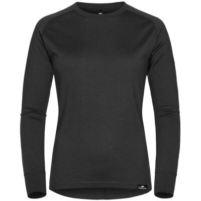 Gridarmor Women's Viks Wool Top 2.0 Black Beauty L Gridarmor Women's Viks Wool Top 2.0 Black Beauty L
