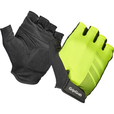 Gripgrab Ride RC Lite Padded Short Finger Summer Gloves Yellow Hi-Vis XL Gripgrab Ride RC Lite Padded Short Finger Summer Gloves Yellow Hi-Vis XL