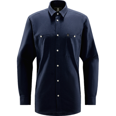 Haglöfs Men's Curious Hemp Shirt Tarn Blue S Haglöfs Men's Curious Hemp Shirt Tarn Blue S