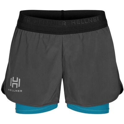 Hellner Kelva 2-in-1 Shorts Women's Asphalt XXS Hellner Kelva 2-in-1 Shorts Women's Asphalt XXS