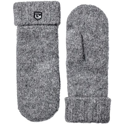 Hestra Bonnie Knit Mitt Grey 6 Hestra Bonnie Knit Mitt Grey 6