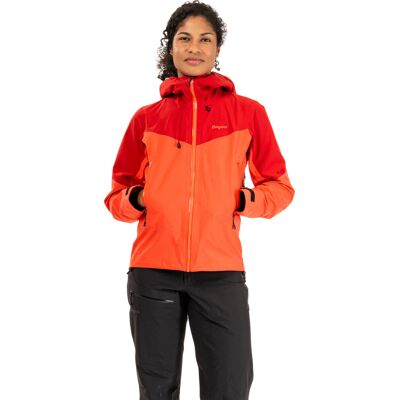 Bergans Women's Rabot Alpine 3L Shell Jacket Peachy Red/red XS Bergans Women's Rabot Alpine 3L Shell Jacket Peachy Red/red XS