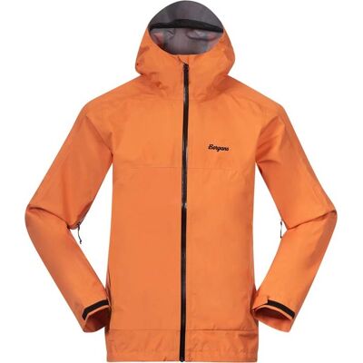 Bergans Men's Vaagaa Light 3L Shell Jacket Faded Orange XL Bergans Men's Vaagaa Light 3L Shell Jacket Faded Orange XL