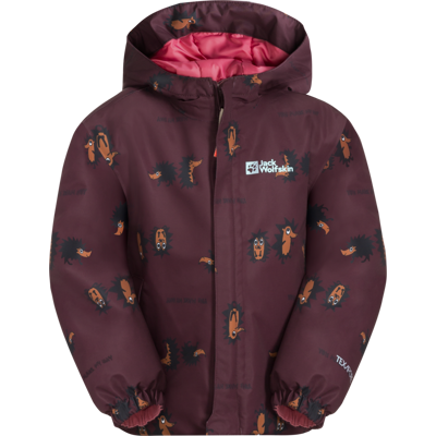 Jack Wolfskin Kids' Gleely 2-Layer Insulated Print Jacket Boysenberry 51 92 Jack Wolfskin Kids' Gleely 2-Layer Insulated Print Jacket Boysenberry 51 92