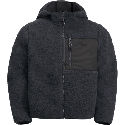 Jack Wolfskin Kids' Ice Curl Hood Jacket Phantom 104 Jack Wolfskin Kids' Ice Curl Hood Jacket Phantom 104