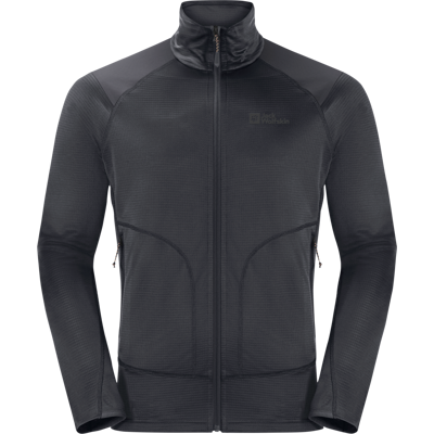Jack Wolfskin Men's Kammweg Full Zip Phantom S Jack Wolfskin Men's Kammweg Full Zip Phantom S