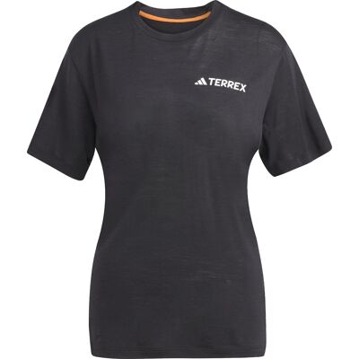 Adidas Women's Terrex Xperior Merino T-shirt Black S Adidas Women's Terrex Xperior Merino T-shirt Black S