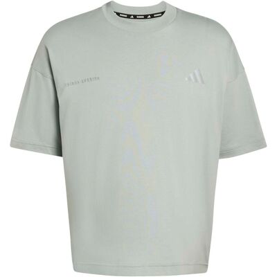 Adidas Unisex Adi365 Cheering Tee Wonder Sage L Adidas Unisex Adi365 Cheering Tee Wonder Sage L