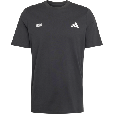 Adidas Men's Run Ess G Tee Black L Adidas Men's Run Ess G Tee Black L