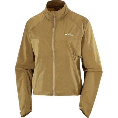 Salomon Women's SHAKEout FLY Jacket Brilliant Olive XL Salomon Women's SHAKEout FLY Jacket Brilliant Olive XL