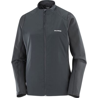 Salomon Women's Mountain Flex Hybrid Jacket Deep Black M Salomon Women's Mountain Flex Hybrid Jacket Deep Black M