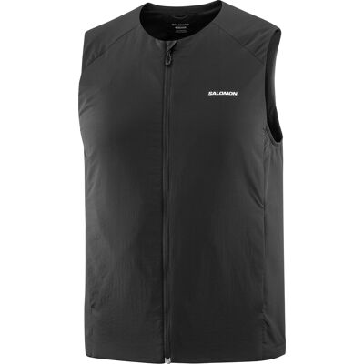 Salomon Men's Mountain Flex Hybrid Vest Deep Black M Salomon Men's Mountain Flex Hybrid Vest Deep Black M