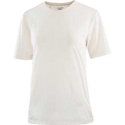 Salomon Women's Shkout Core Short Sleeve Tee Whisper White M Salomon Women's Shkout Core Short Sleeve Tee Whisper White M