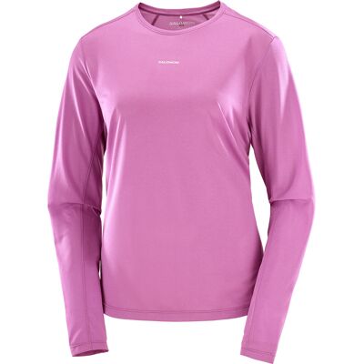 Salomon Women's Shkout Core Long Sleeve Tee Iris Orchid M Salomon Women's Shkout Core Long Sleeve Tee Iris Orchid M