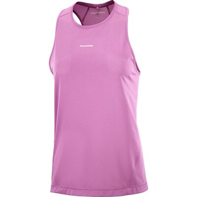 Salomon Women's Shkout Core Tank Iris Orchid M Salomon Women's Shkout Core Tank Iris Orchid M