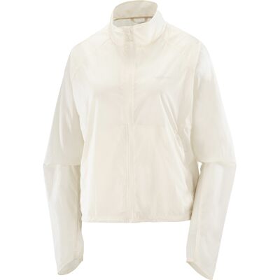 Salomon Women's SHAKEout FLY Jacket Whisper White Whisper White/ L Salomon Women's SHAKEout FLY Jacket Whisper White Whisper White/ L