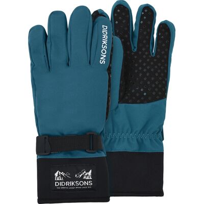 Didriksons Kids' Lovas Five Finger Gloves 2 Star Blue 7 Didriksons Kids' Lovas Five Finger Gloves 2 Star Blue 7